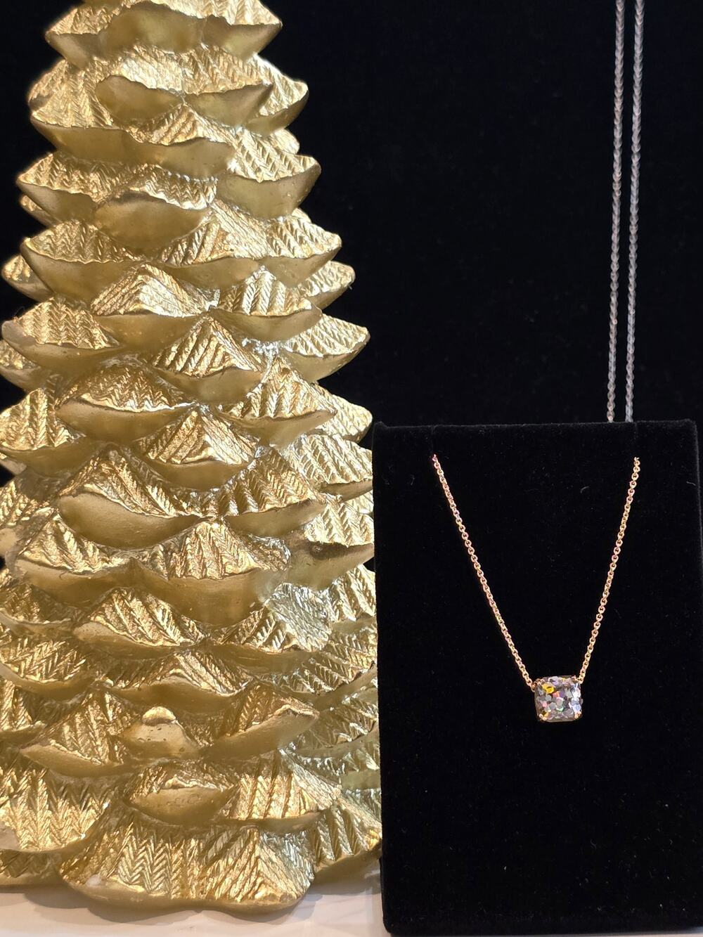 Gold Plated Sterling Silver Confetti Pendant